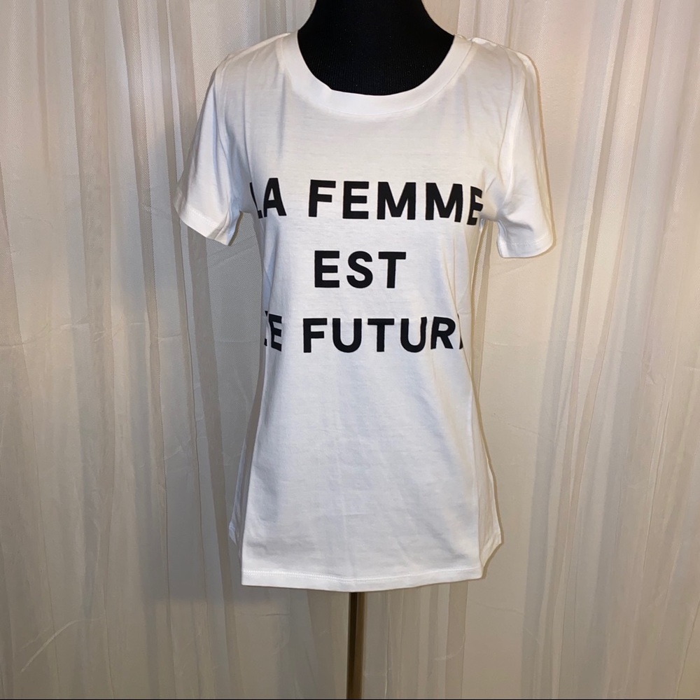 1 XS Left!! French Connection Women’s Graphic Tee - Picture 3 of 8
